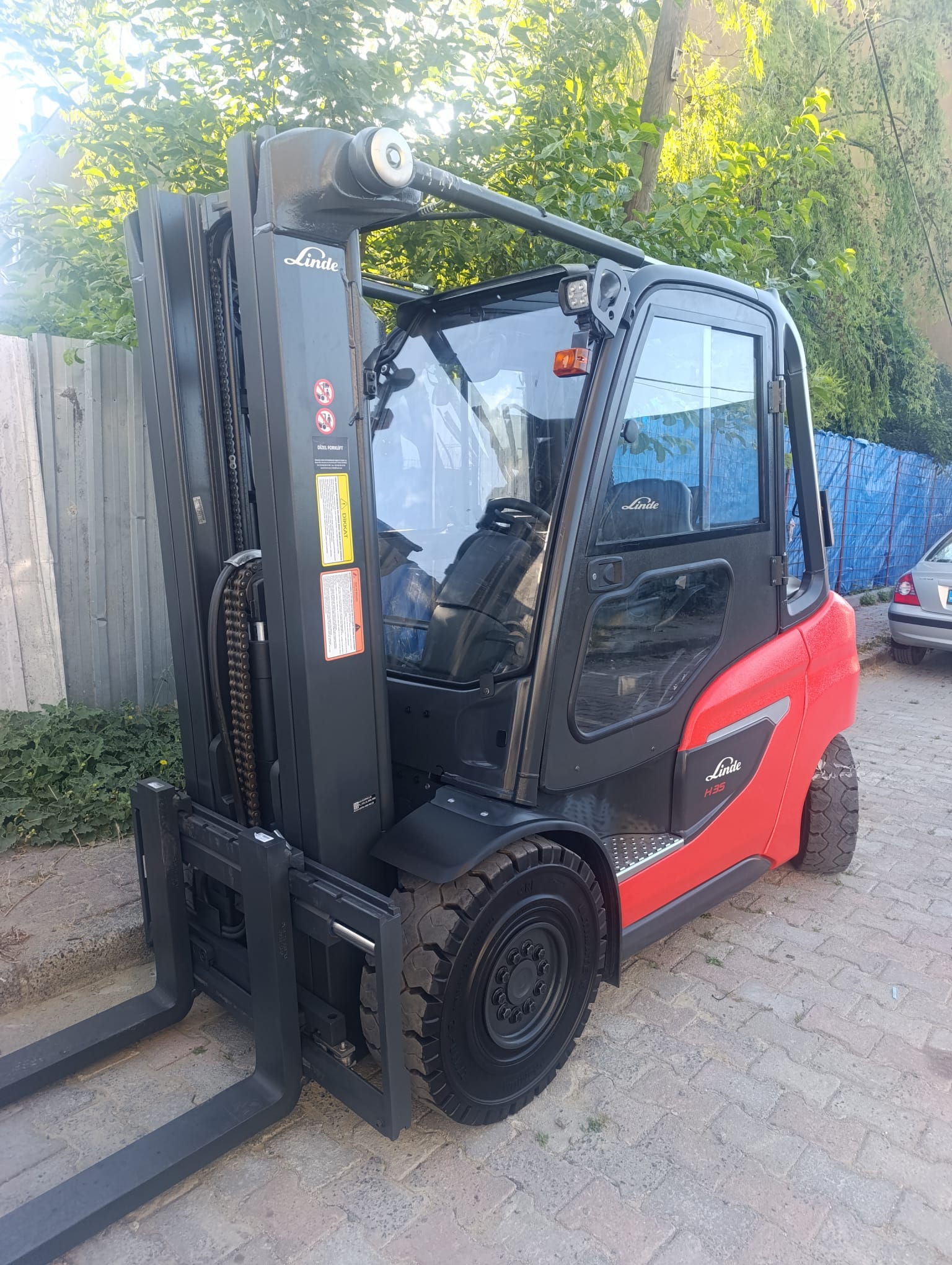 Linde H35 forklift kiralama Arnavutköy